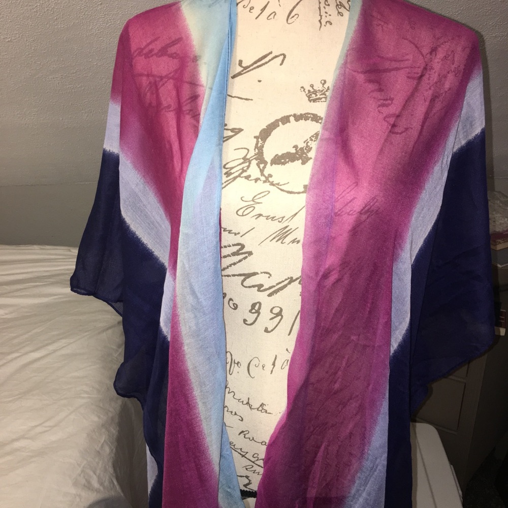 Cejon scarf cardigan- one size NWT